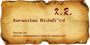 Keresztes Richárd névjegykártya